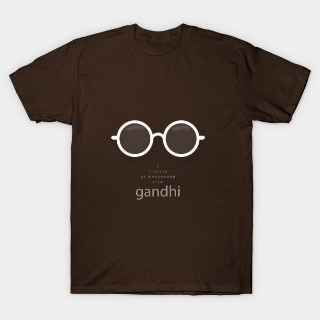 Gandhi T-Shirt by MoviePosterBoy